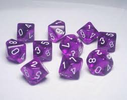 10 D10 Trans. Purple/White - chx23277
